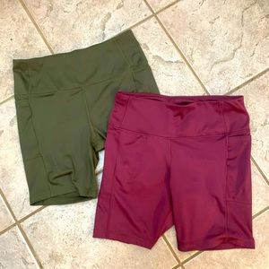 2 Pack Biker Short Spandex
